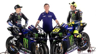 MotoGP 2020, Monster Energy Factory Yamaha , Yamaha YZR-M1: Maverick Vinales, Lin Jarvis e Valentino Rossi
