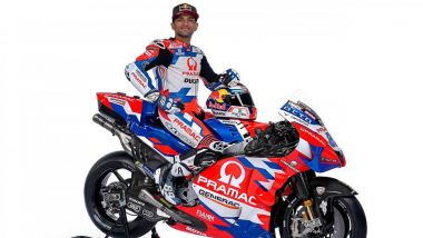 MotoGP 2022, la presentazione del team Ducati Pramac Racing con Jorge Martin