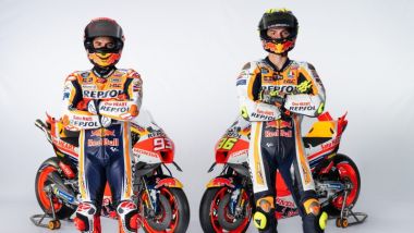 MotoGP 2023, la presentazione del Repsol Honda Team 2023 di Marc Marquez e Joan Mir