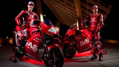 MotoGP 2023, la presentazione del team Tech3 GasGas Factory Racing di Pol Espargaro e Augusto Fernandez