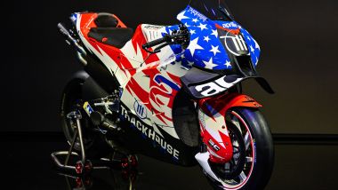 MotoGP 2024: l'Aprilia RS-GP del team Trackhouse