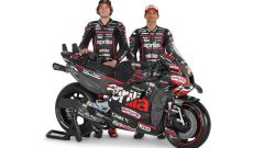 La presentazione del team Aprilia Racing di Jorge Martin e Marco Bezzecchi