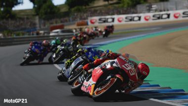 MotoGP 21: uno screenshot del videogame ufficiale