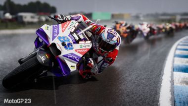 MotoGP 23, il videogame ufficiale: una schermata di gioco