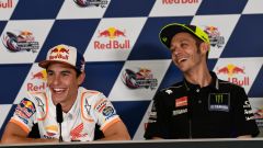 MotoGP Americhe 2019: Rossi e Marquez commentano la stretta di mano