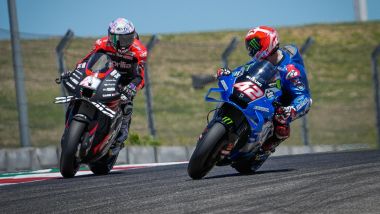 MotoGP Americhe 2022, Austin: Aleix Espargaro (Aprilia) e Alex Rins (Suzuki) 