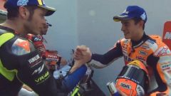 MotoGP Argentina, Rossi-Marquez: stretta di mano. Pace fatta?