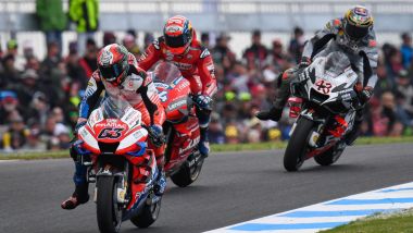 MotoGP Australia 2019, Phillip Island: Francesco Bagnaia (Ducati) precede Dovizioso e Miller 