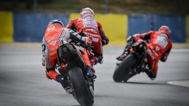 MotoGP Francia 2020, Le Mans: Petrucci, Dovizioso e Miller (Ducati)