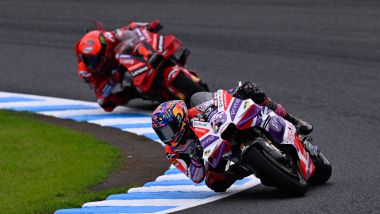 MotoGP Giappone 2023, Motegi: Jorge Martin e Francesco Bagnaia (Ducati)