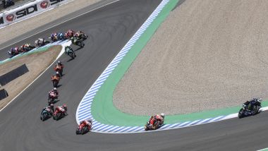 MotoGP Spagna 2020, Jerez - prime curve del GP