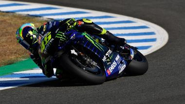 MotoGP Spagna 2020, Jerez: Valentino Rossi (Yamaha) impegnato nel day-1 dei test pre-GP