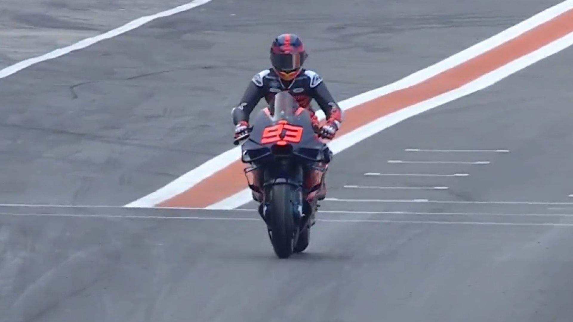 MotoGP test Valencia 2023, mattina: Marquez subito un razzo con la Ducati.