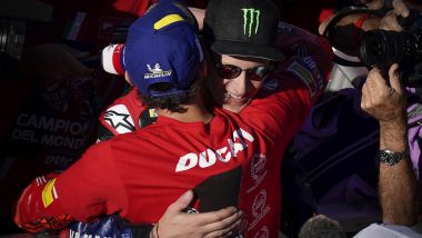 MotoGP Valencia 2022, Cheste: Francesco Bagnaia (Ducati) e Fabio Quartararo (Yamaha)