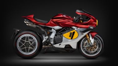 MV Agusta Superveloce 1000 Ago, la vista laterale