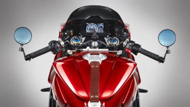 MV Agusta Superveloce 1000 Serie Oro, il manubrio