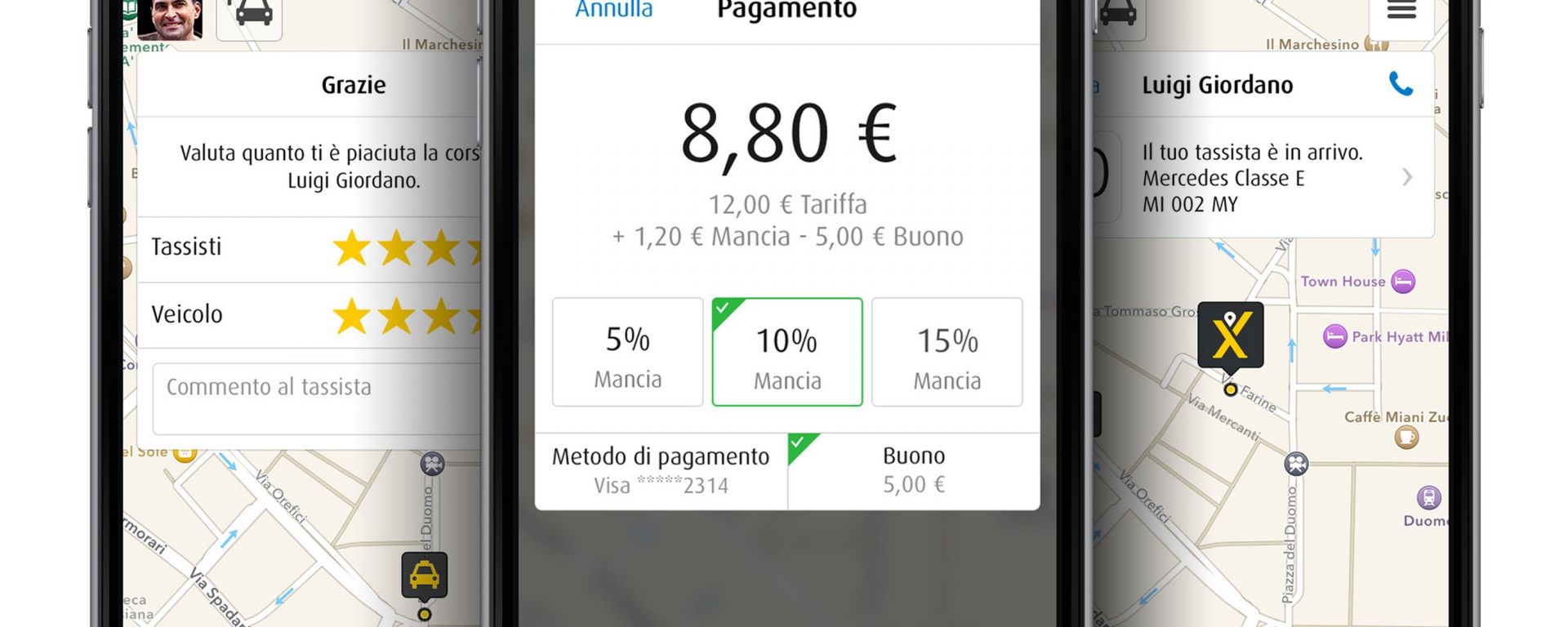 ricevute uber scaricare