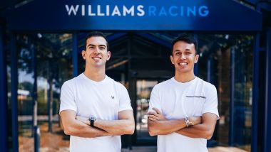 Nicholas Latifi e Alex Albon, lineup Williams Racing 2022