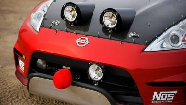 Nissan 350Z Rally Car, dettaglio del frontale