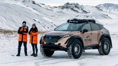 Nissan Ariya: dall'Artico al polo sud in auto elettrica. Video