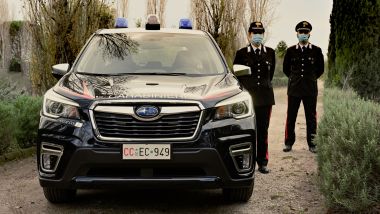 Nissan e Subaru per i Carabinieri: la Forester di fronte
