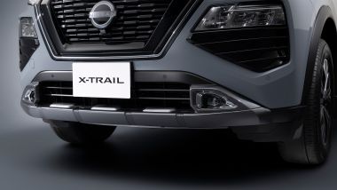 Nissan X-Trail e-Power, la protezione per la parte bassa del paraurti