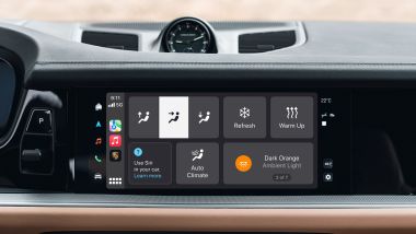 Novità per Apple CarPlay su Porsche: le funzioni dell'auto nell'infotainment