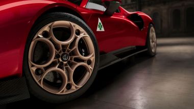 Nuova Alfa Romeo 33 Stradale: i cerchi in lega