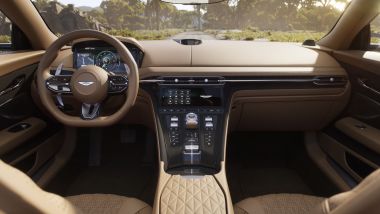 Nuova Aston Martin DB12 Volante: tutto il lusso e la tecnologia dell'abitacolo