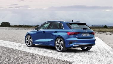 Nuova Audi A3 Sportback: lo stile cambia, ora è più sportivo