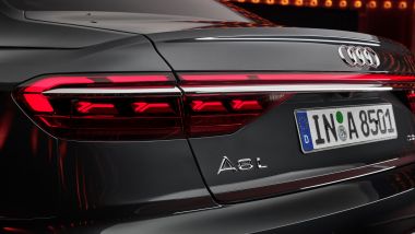 Nuova Audi A8, fari posteriori OLED