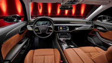 Nuova Audi A8, gli interni
