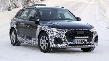 Nuova Audi Q5 2020: il prototipo durante i test invernali