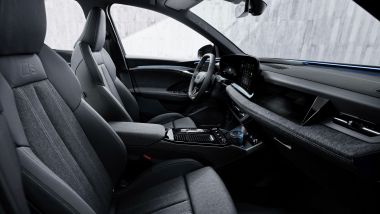 Nuova Audi Q6 e-tron a Monaco: interni con materiali sostenibili e riciclati