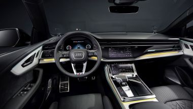 Nuova Audi Q8 2024: invariato il posto di guida