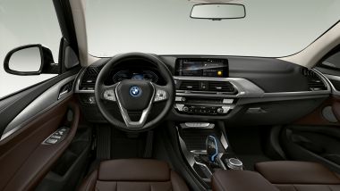 Nuova BMW iX3: gli interni