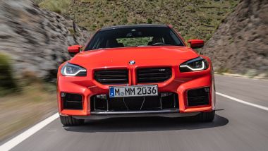 Nuova BMW M2, visuale frontale