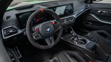 Nuova BMW M3 CS: l'abitacolo dalla chiara impronta ispirata al Motorsport