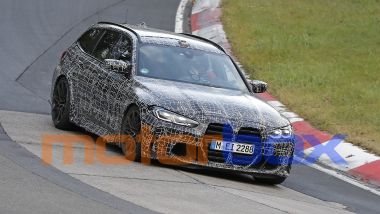 Nuova BMW M3 Touring: i collaudi proseguono in pista