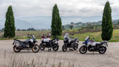 Nuova BMW R 1300 GS Adventure: tutta la gamma schierata prima del test ride