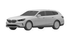 Disegni e brevetti di nuova BMW Serie 5 Touring 2024