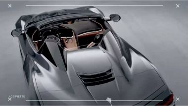 Nuova Corvette Convertible 2020: dettaglio del lato B