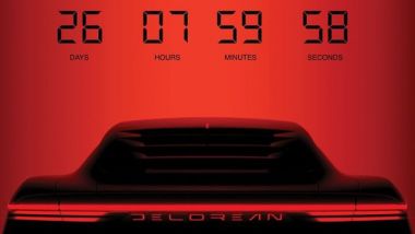 Nuova DeLorean: il countdown
