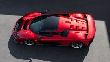 Nuova Ferrari F80: lunghezza di 4,84 metri per 2,06 metri di larghezza e 1,14 metri di altezza