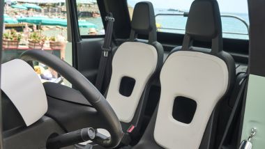 Nuova Fiat Topolino Dolcevita, i sedili