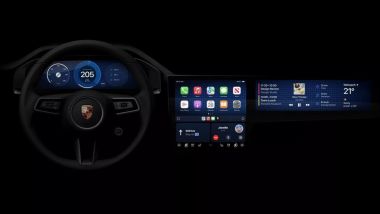 Nuova generazione Apple CarPlay: la plancia di una Porsche