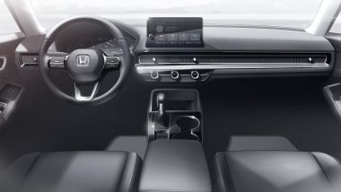 Nuova Honda Civic 2021: un'immagine dell'abitacolo