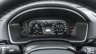 Nuova Honda Civic 2022, il quadro strumenti digitale dell'allestimento top Advance