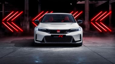 Nuova Honda Civic Type R: visuale frontale