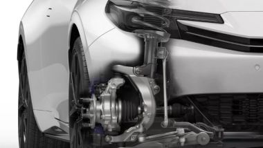 Nuova Honda Prelude: lo schema meccanico anteriore della coupé giapponese 